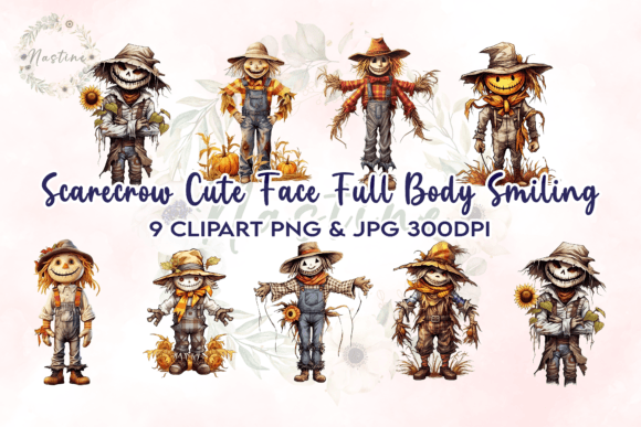 Download Scarecrow Watercolor Clipart - Scarecrow watercolor Collection