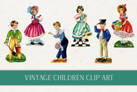 Download Vintage Children Clip Art - Premium Resources