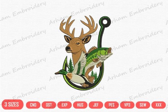 Download Wildlife Deer Fish Duck Hook - Deer Collection