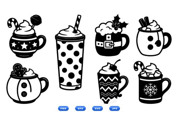 Download Cozy Christmas Mug Clipart - Cozy christmas Collection
