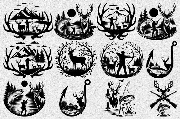 Download Deer Hunting Svg, Fishing Hunting Svg - Deer Collection